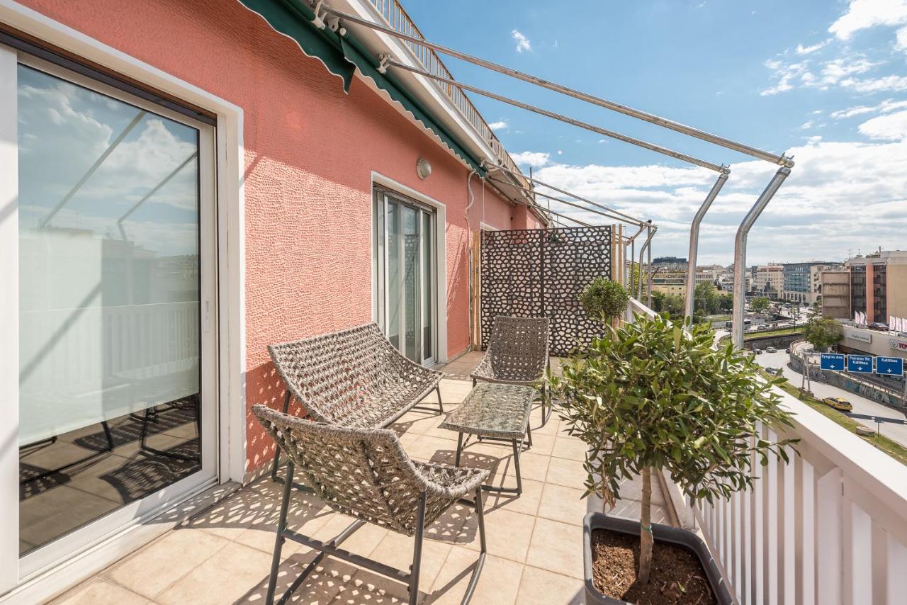 Appartamento Traveler'S Dream 4 Brdm Renovated Penthouse Atene Esterno foto